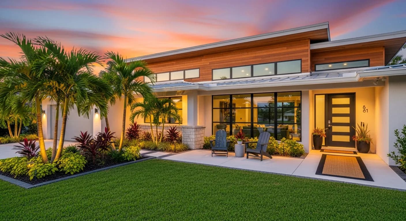 Florida neighborhood homes